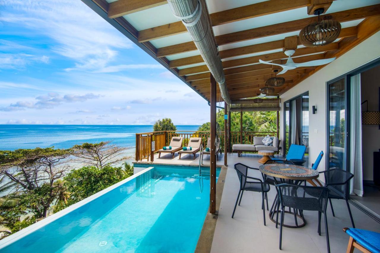 Paradise Chalets Yoga & Wellness Takamaka Bagian luar foto